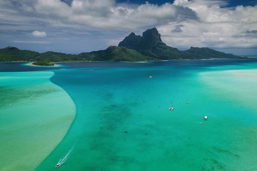 Photo - Polynésie Française - Vue du ciel - Bora Bora #239